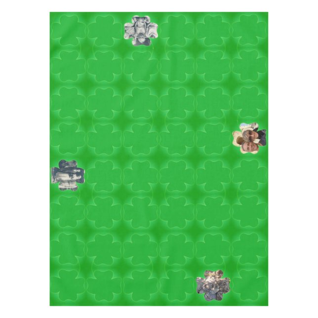 Nappe Cadres shamrocks 4 Photos (Devant)