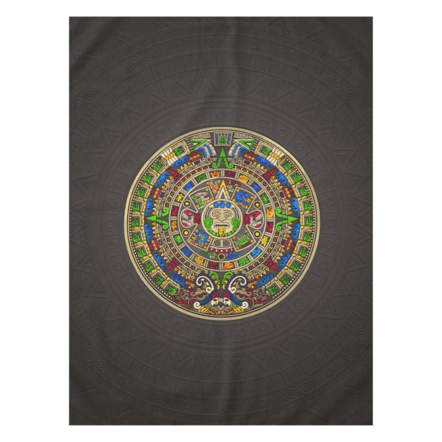 Nappe Calendrier maya - couleur (Devant)