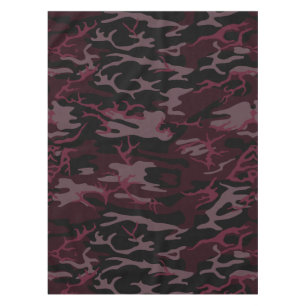 Nappe Camo rouge foncé