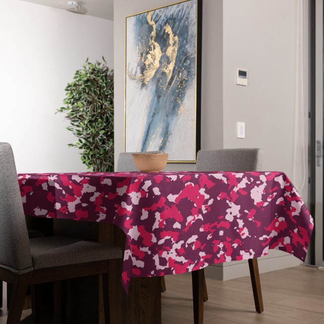 Nappe Camouflage rose (table cloth)