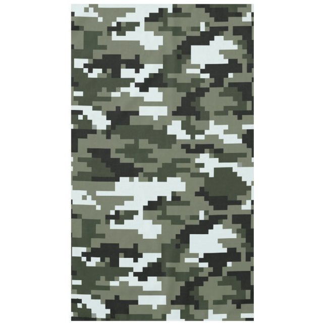 Nappe Camouflage urbain numérique à 8 bits / Camo (Devant)