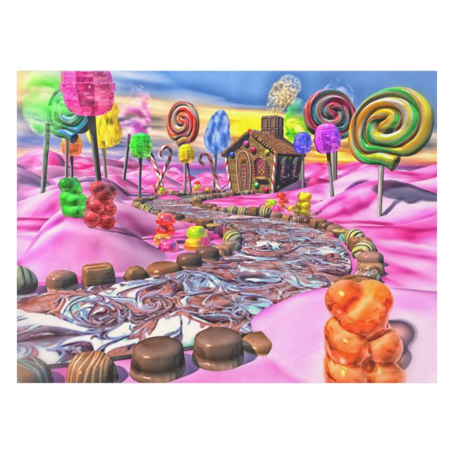 Nappe Candyland rose - (Devant (Horizontal))