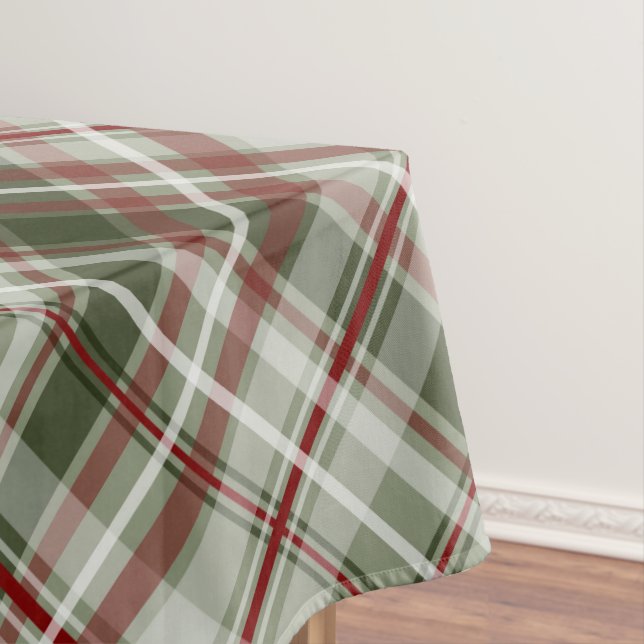 Nappe canneberge et plaid noir de Noël (In Situ)