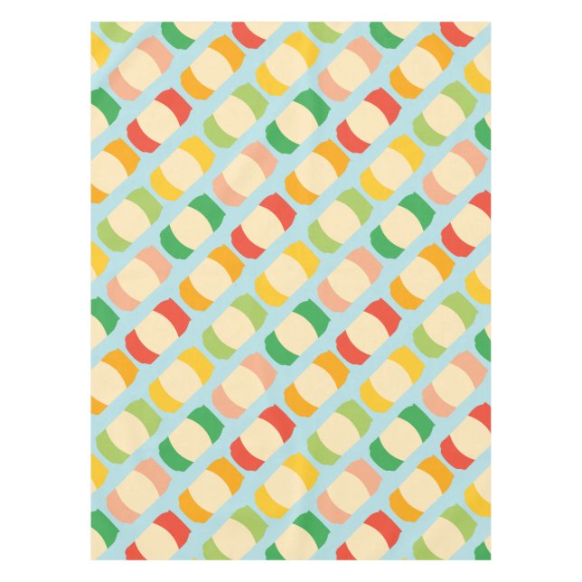 Nappe Capuchons de soude Seltzer modélisés Illustré Été (Devant)