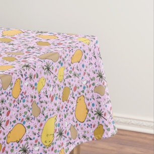 Nappe Capybaras en rose