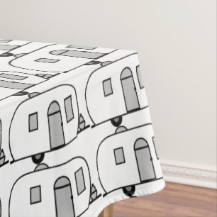 Nappe Caravane arrondie par remorque classique vintage