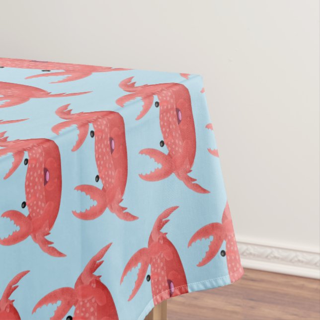 Nappe Caricature de crabe rouge cuite (In Situ)