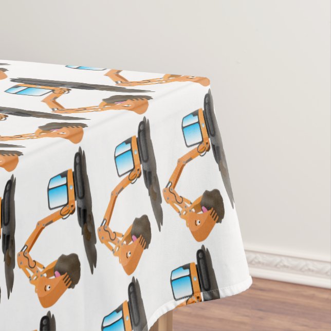 Nappe Caricature de la pelle orange (In Situ)