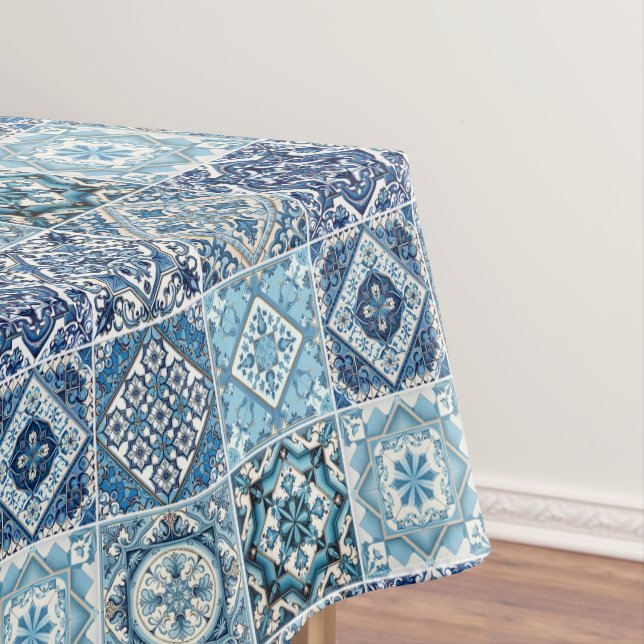 Nappe Carrelage méditerranéen, Portugais, Azulejo, Majol (In Situ)