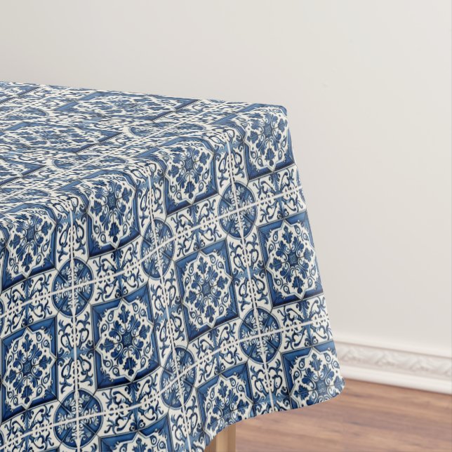 Nappe Carrelage méditerranéen, Portugais, Azulejo, Majol (In Situ)