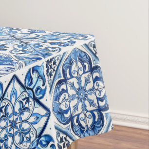 Nappe Carrelage méditerranéen, Portugais, Azulejo, Majol