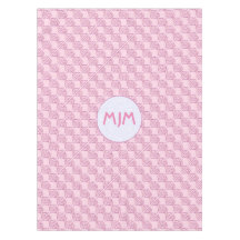 Carrelage rose Chi Ro avec initiales