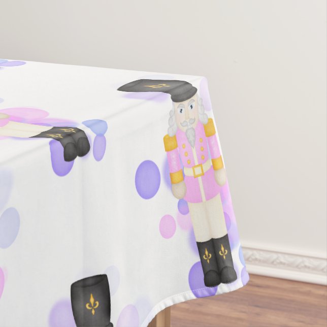 Nappe Casse-noix traditionnel rose et Lilac (In Situ)