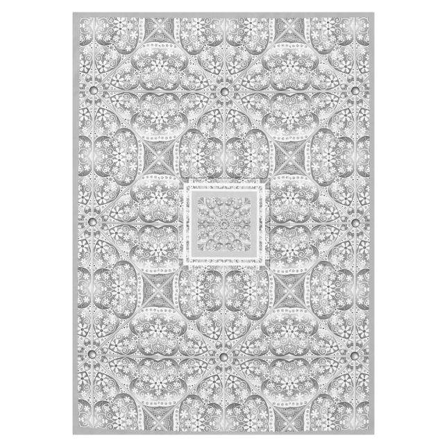 Nappe Céramique gris dentelle (Devant)