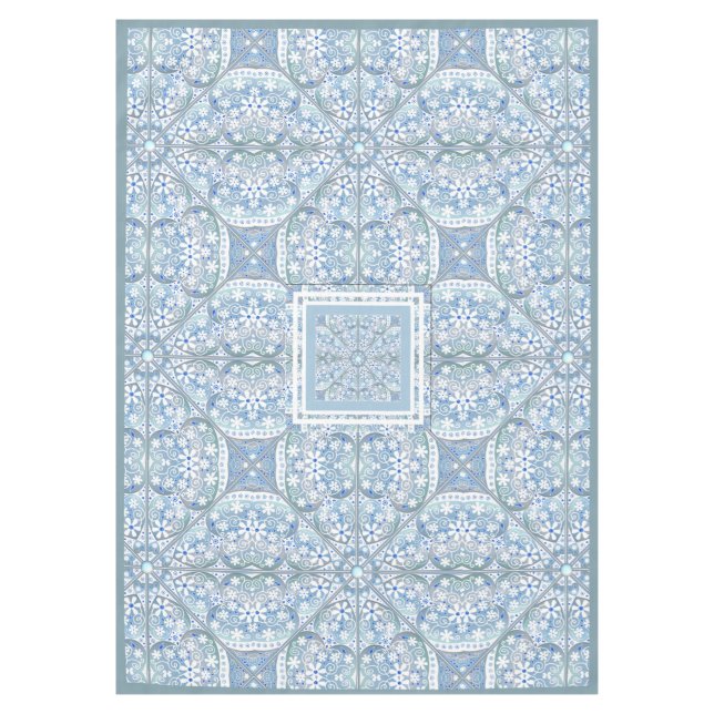 Nappe Céramique Lace Bleu clair (Devant)