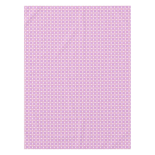 Nappe Cercles rose et violet motif (Devant)