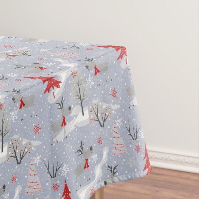 Nappe Cerf de Noël dans la forêt. Noël, cerf (In Situ)