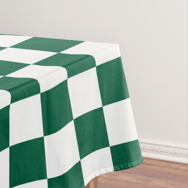 Nappe Chasseur À damiers vert et blanc (In Situ)