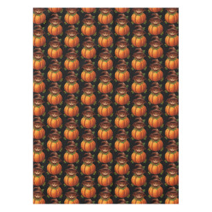 NAPPE CHAT DRÔLE CITROUILLE MIGNON