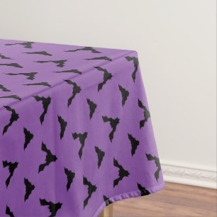 Nappe chauve-souris halloween violet