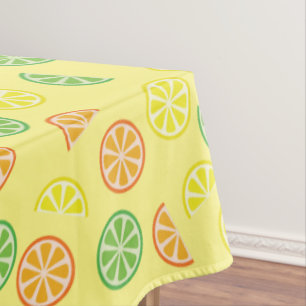 Nappe Chaux mignonne de citron d'anniversaire de tranche