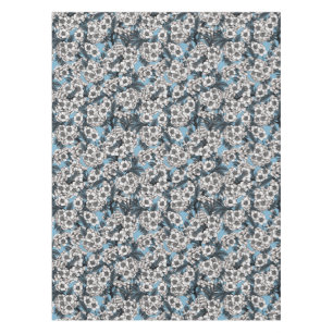 Nappe Cherry blossom in white and blue