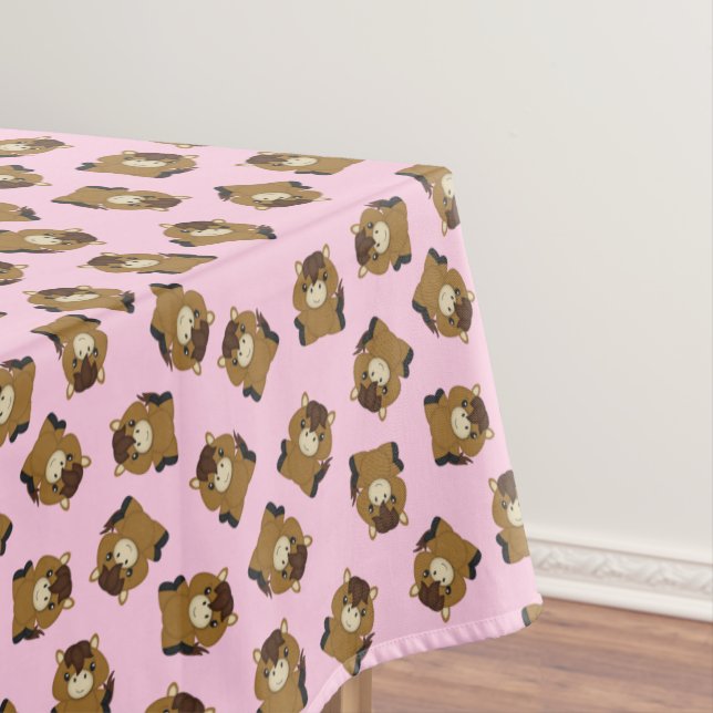 Nappe Cheval Anniversaire Pink (In Situ)