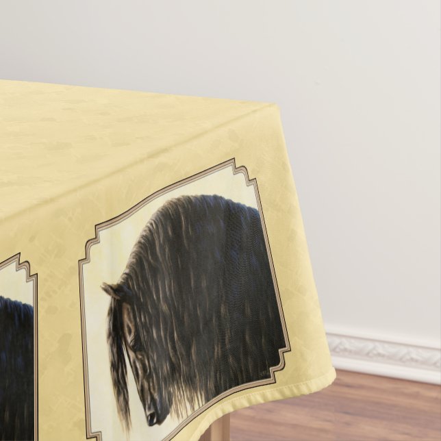 Nappe Cheval friésien Jaune (In Situ)