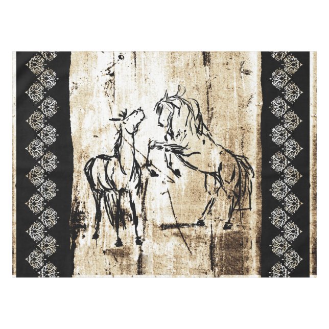 Nappe Chevaux d'élevage de l'art équin (Devant (Horizontal))