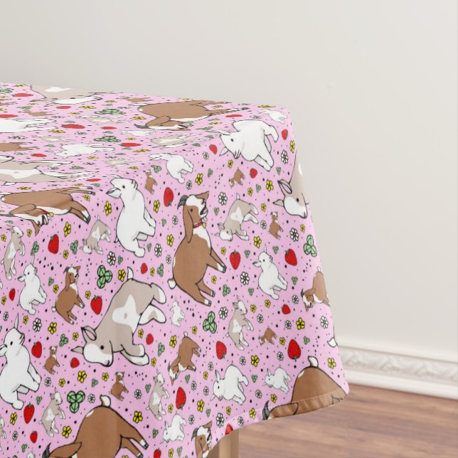 Nappe Chèvres en rose (In Situ)