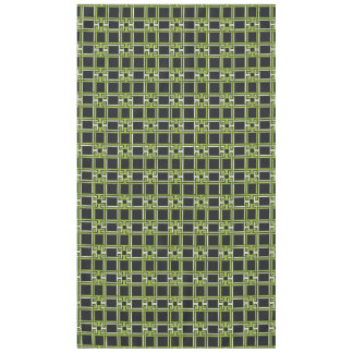 Nappe Chic Citron Néon Vert Noir Motif
