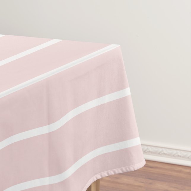 Nappe Chic Cute Minimal Rose clair & Blancs (In Situ)