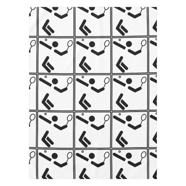 Nappe Chiffre de silhouette de tennis (Devant)