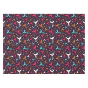Nappe Chiffre motif d'oiseaux de Phoenix