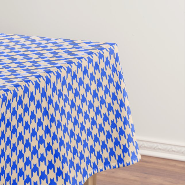 Nappe Chine Blue Houndstooth (In Situ)