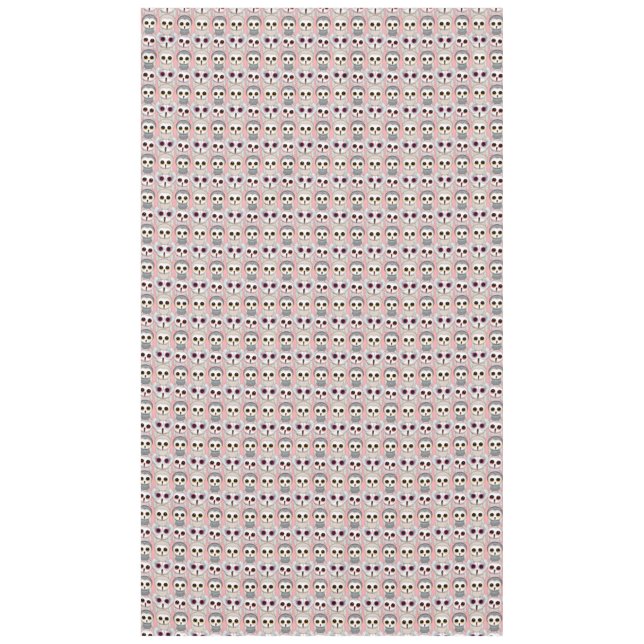 Nappe Chouettes pour bébés sur Motif Arrière - plan rose (Devant)