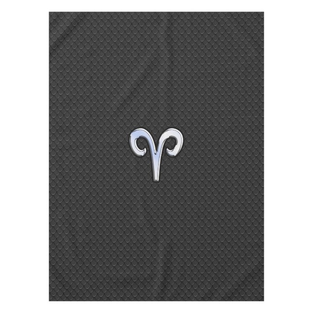 Nappe Chrome Comme Aries Symbole Zodiac Style de peau se (Devant)