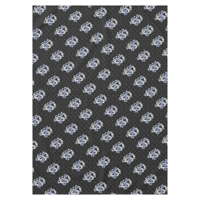 Nappe Chrome comme Dragon sur Black Snake Peau Imprimer (Devant)