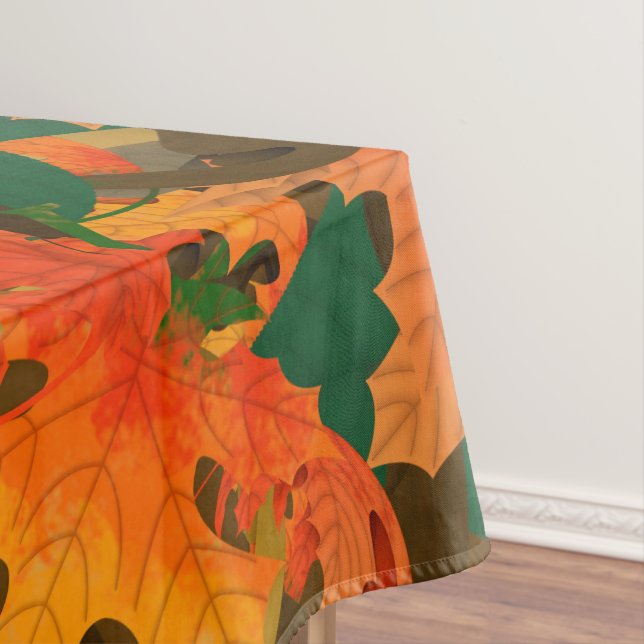 Nappe Chute du Motif Feuille pour l'automne (In Situ)