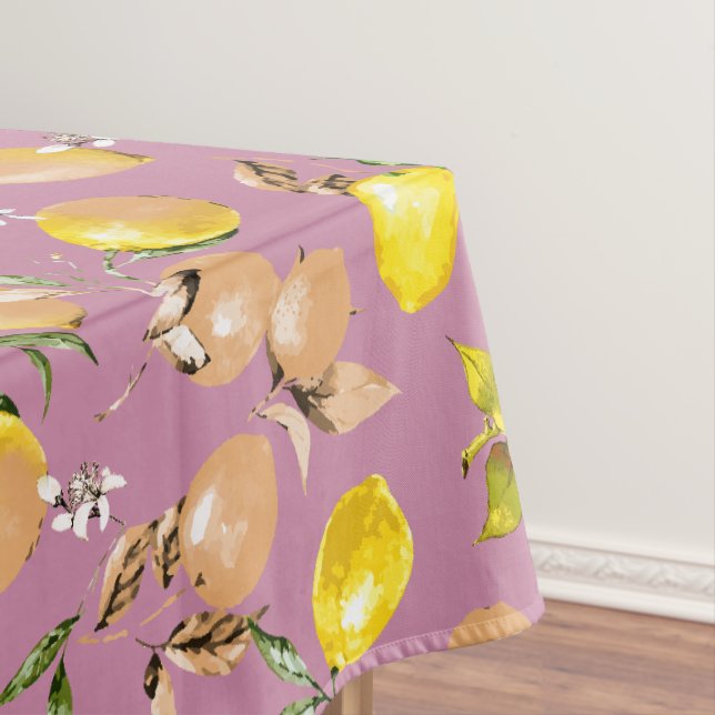 Nappe citrons aquarelle 25 (In Situ)
