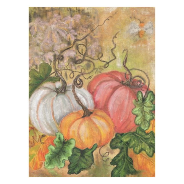 Nappe Citrouille - Aquarelle (Devant)