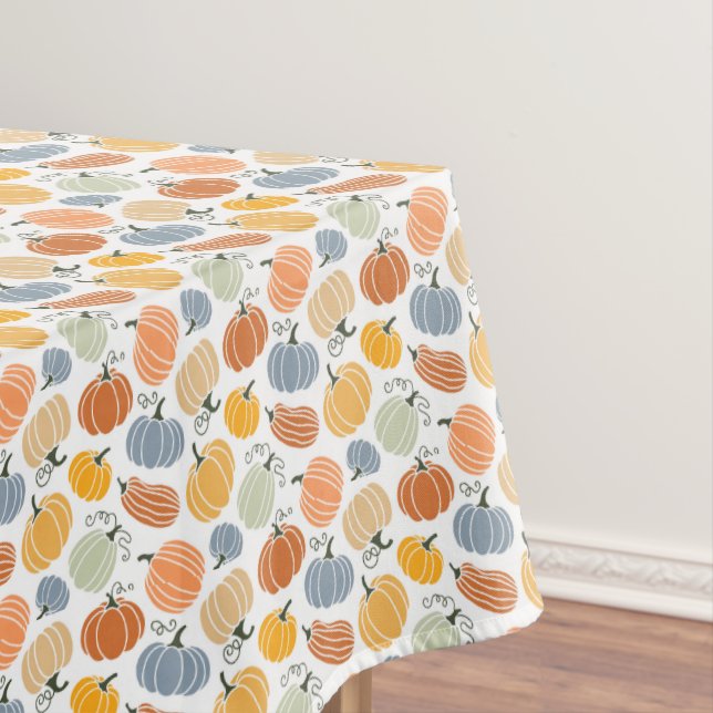 Nappe Citrouille coloré Motif gourd  (In Situ)