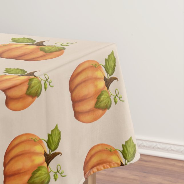 Nappe Citrouille d'automne pour Halloween Thanksgi (In Situ)