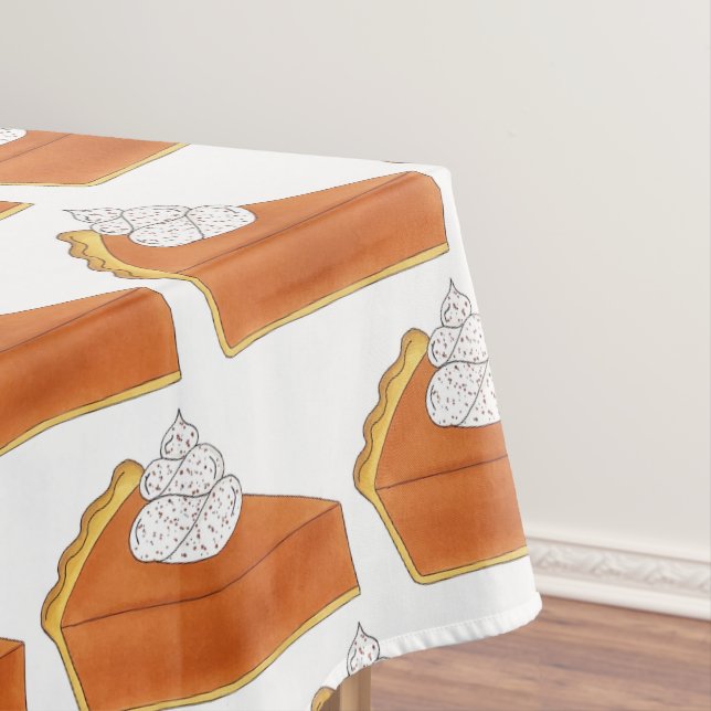 Nappe Citrouille Pie Slice Thanksgiving Dîner fêté (In Situ)