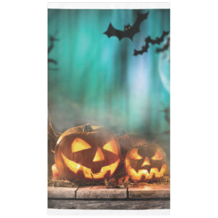 Nappe Citrouilles d'Halloween et chauves-souris