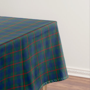 Nappe Clan Agnew Tartan Green and Blue Plaid