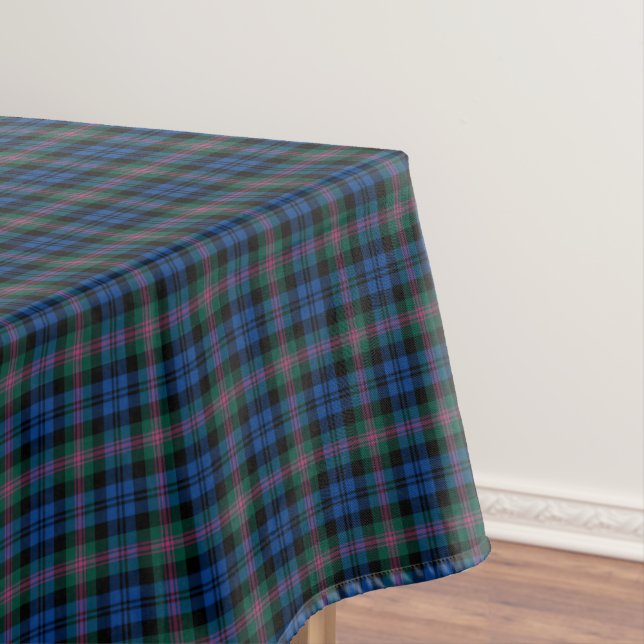 Nappe Clan Baird Blue et Green Scottish Tartan (In Situ)