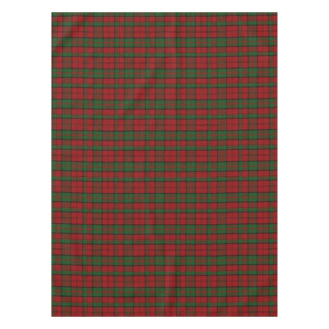 Nappe Clan Dunbar Tartan Tissu De Table Plaid (Devant)
