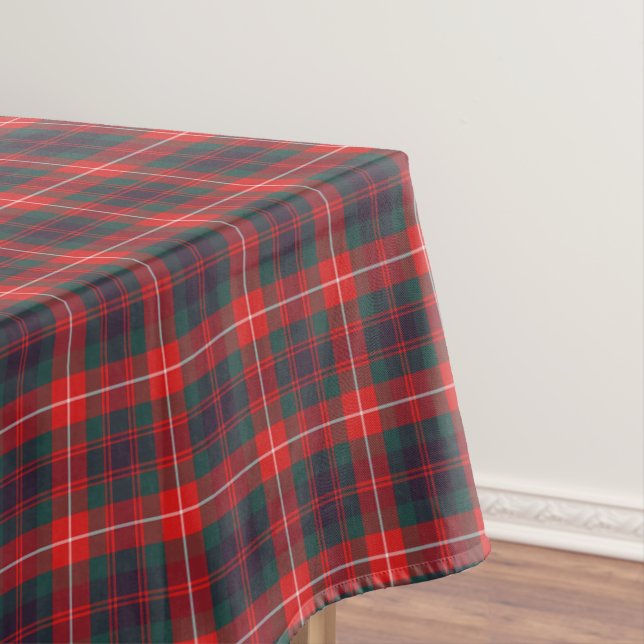 Nappe Clan Fraser Rouge et marine Tartan écossais modern (In Situ)