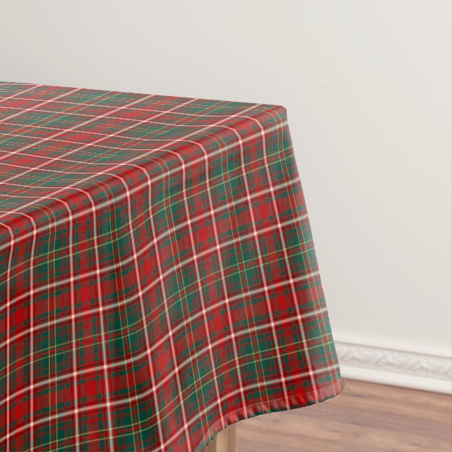 Nappe Clan Hay Red et Green Scottish Tartan (In Situ)